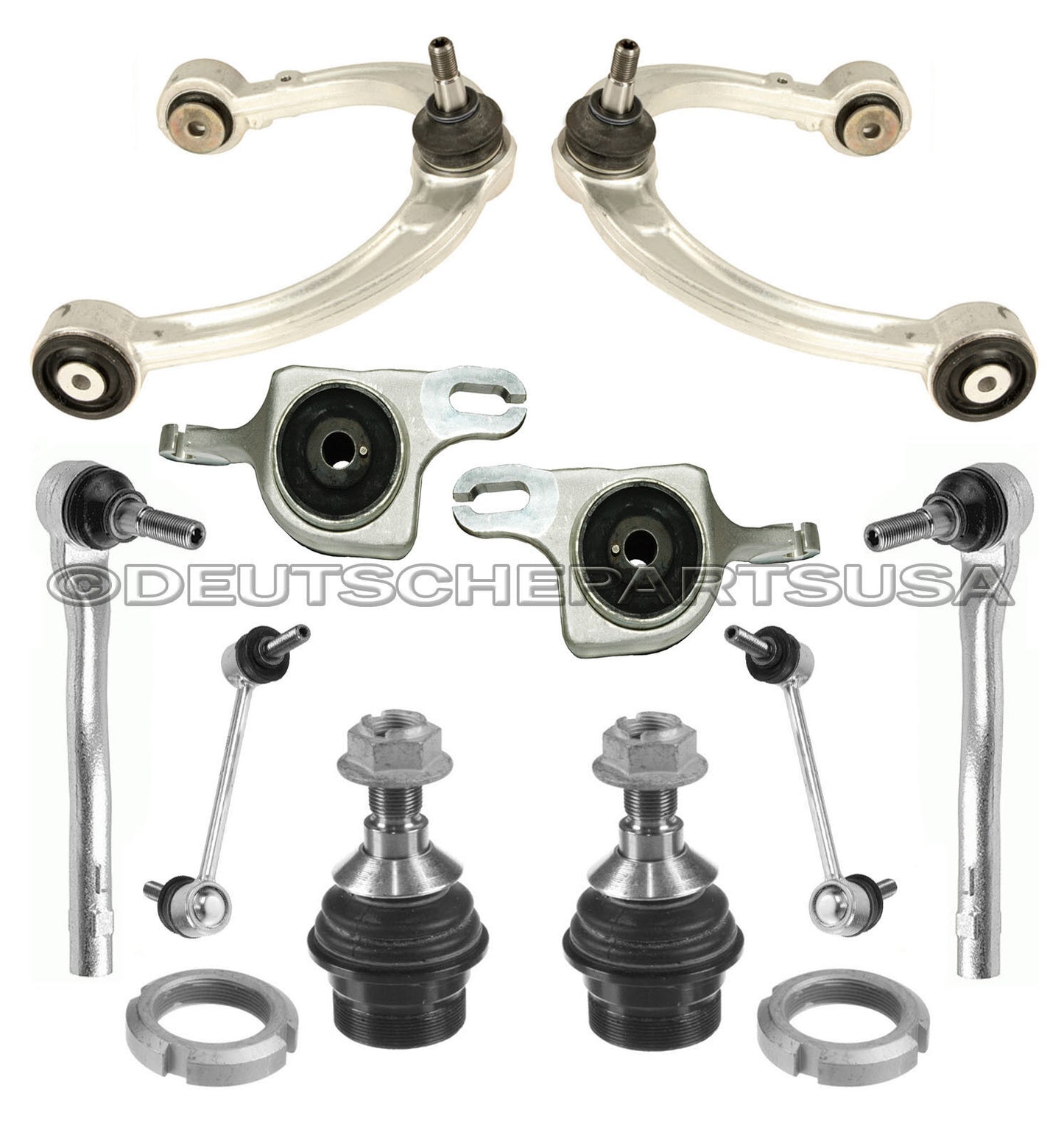 Mercedes X164 GL350 CDI FRONT REAR Control Arms Ball Jt SUSPENSION Kit 30pc 2009