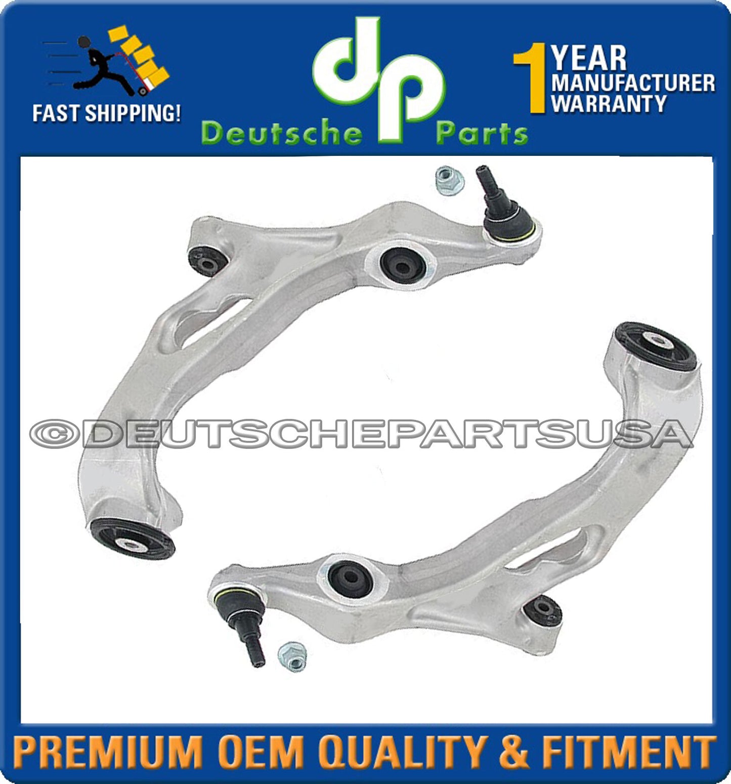 AUDI Q7 LOWER Control Arm Arms Ball Joint Joints 7L8407151K + 7L8407152K SET 2