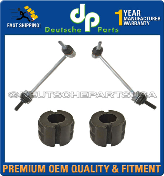 Mercedes W221 S550 S400 Front Sway Stabilizer Bar Link Links Bushing L+R Set 4