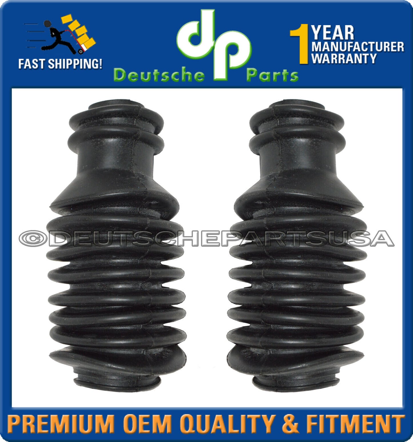 For Porsche 928 Steering Rack Boot 928 347 191 03 92834719103 Set of 2