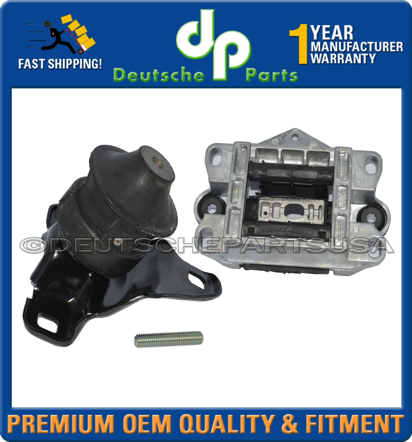 JAGUAR X-Type Transmission Mount Engine Mount  Mounts + Bolt  C2S46677 Set of 3