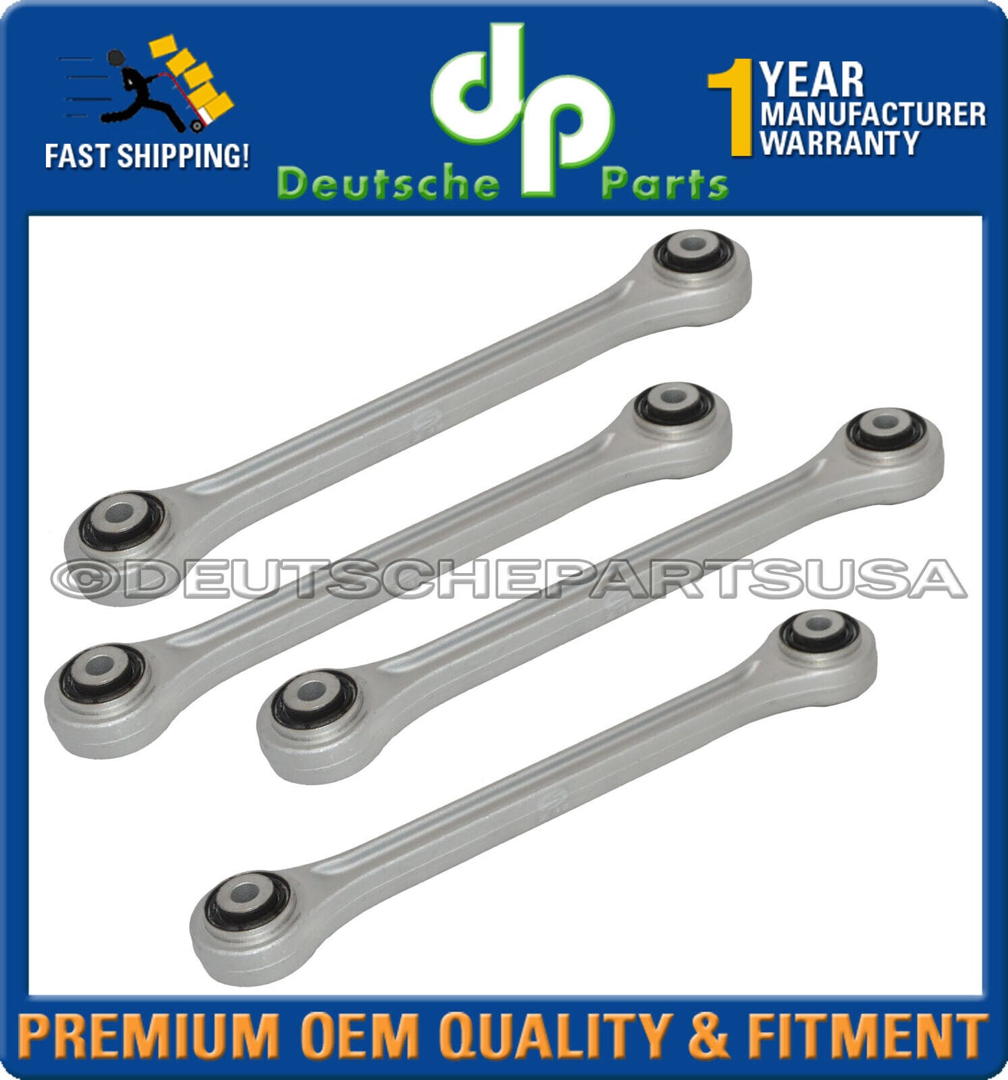 Porsche Panamera REAR Control Arm Arms Ball Joint Sway Bar Link Suspension Kit 8