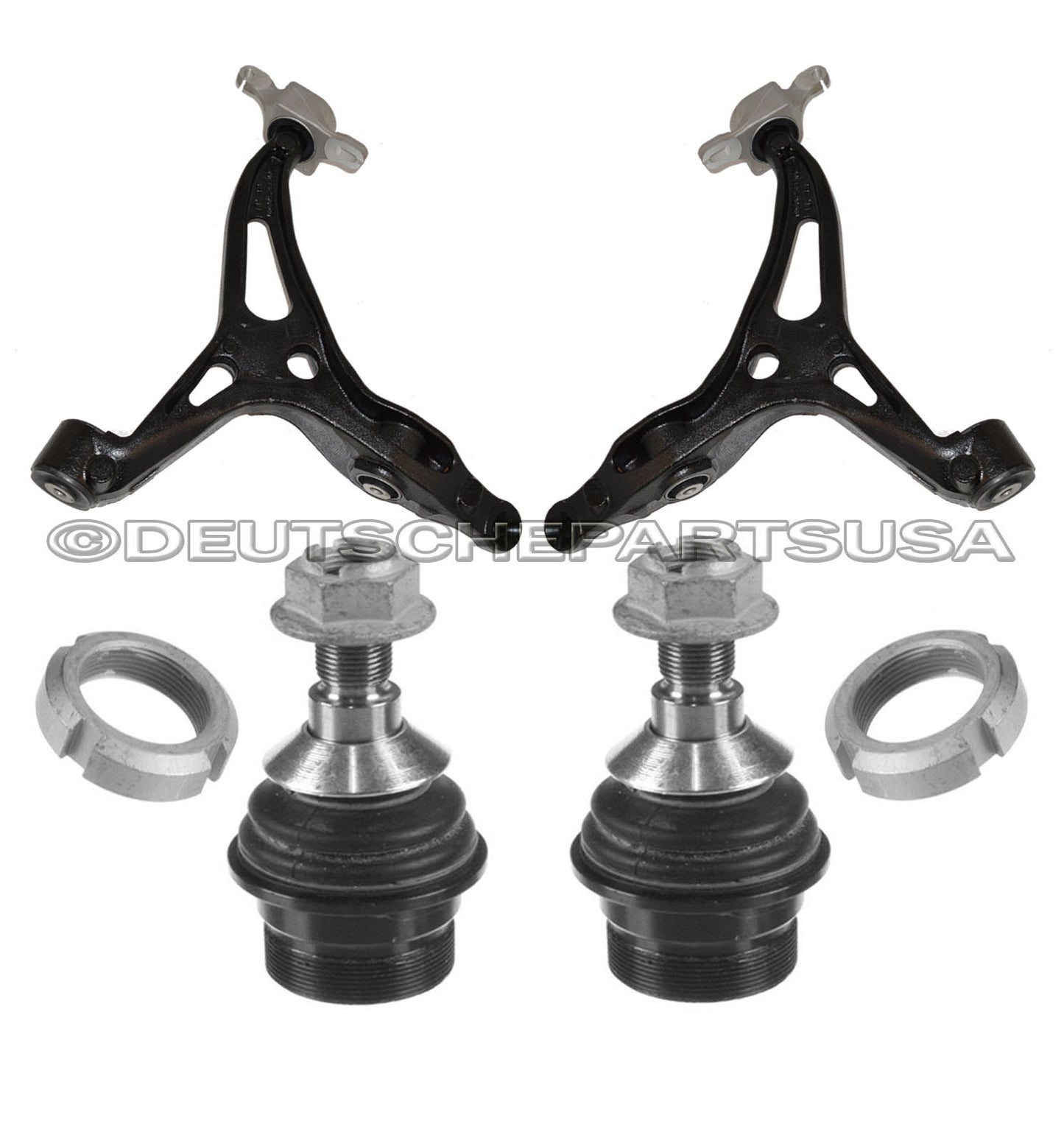 Front Suspension Lower Control Arms Ball Joints for Mercedes W164 GL ML SET 4