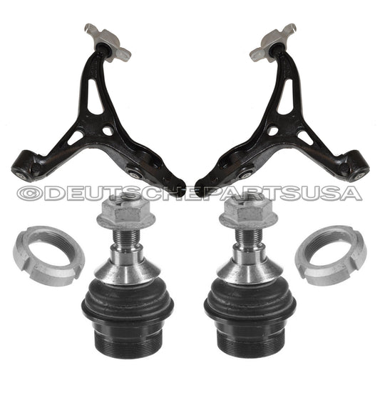 Front Suspension Lower Control Arms Ball Joints for Mercedes W164 GL ML SET 4