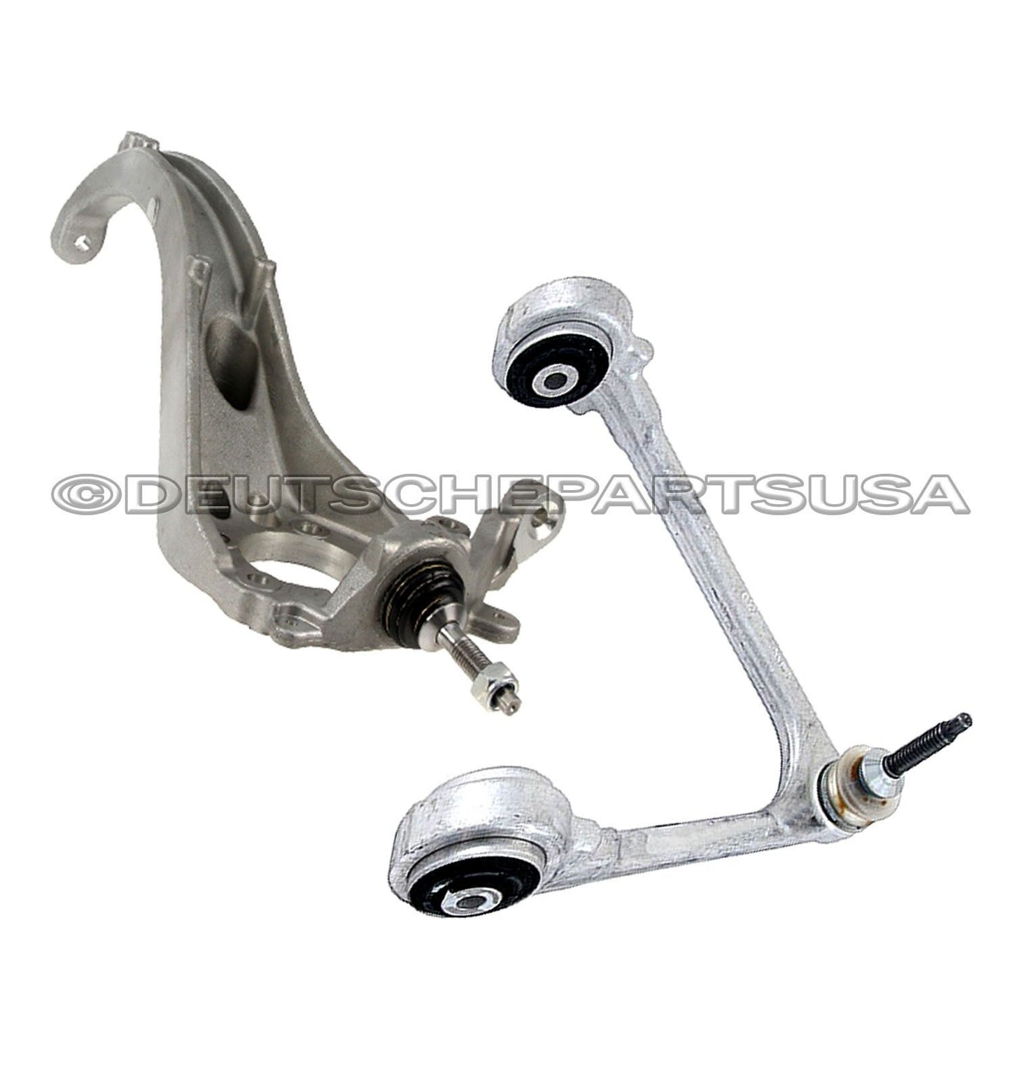 JAGUAR S TYPE UPPER & LOWER CONTROL ARM ARMS STEERING KNUCKLEw/BALL JOINTS KIT 2