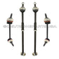 JAGUAR S-TYPE XK XKR REAR TORQUE TOE TIE ADJUSTMENT LINK RODS+ Sway Bar Links 4
