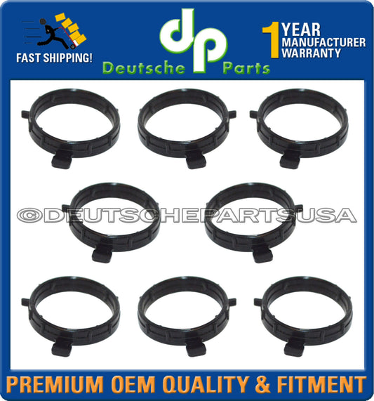 For Porsche Cayenne Panamera Valve Cover Spark Plug Gasket 94810593702 Set of 8