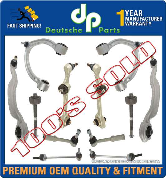 Mercedes W221 S550 S400 Front UPPER LOWER Control Arms Ball Joint SUSPENSION KIT
