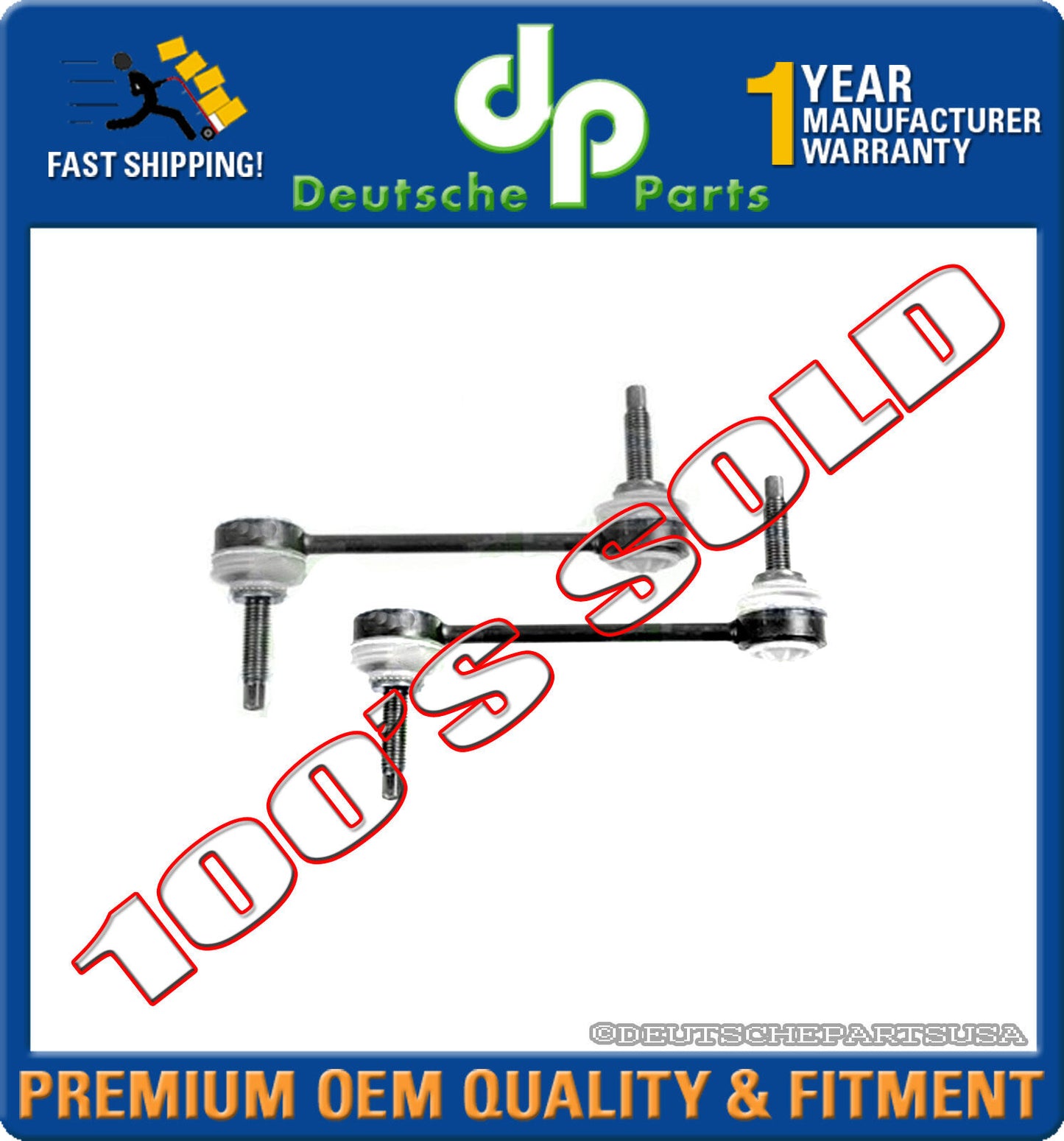FRONT STABILIZER SWAY BAR LINK LINKS for JAGUAR S-TYPE XR855185 LH + RH SET 2