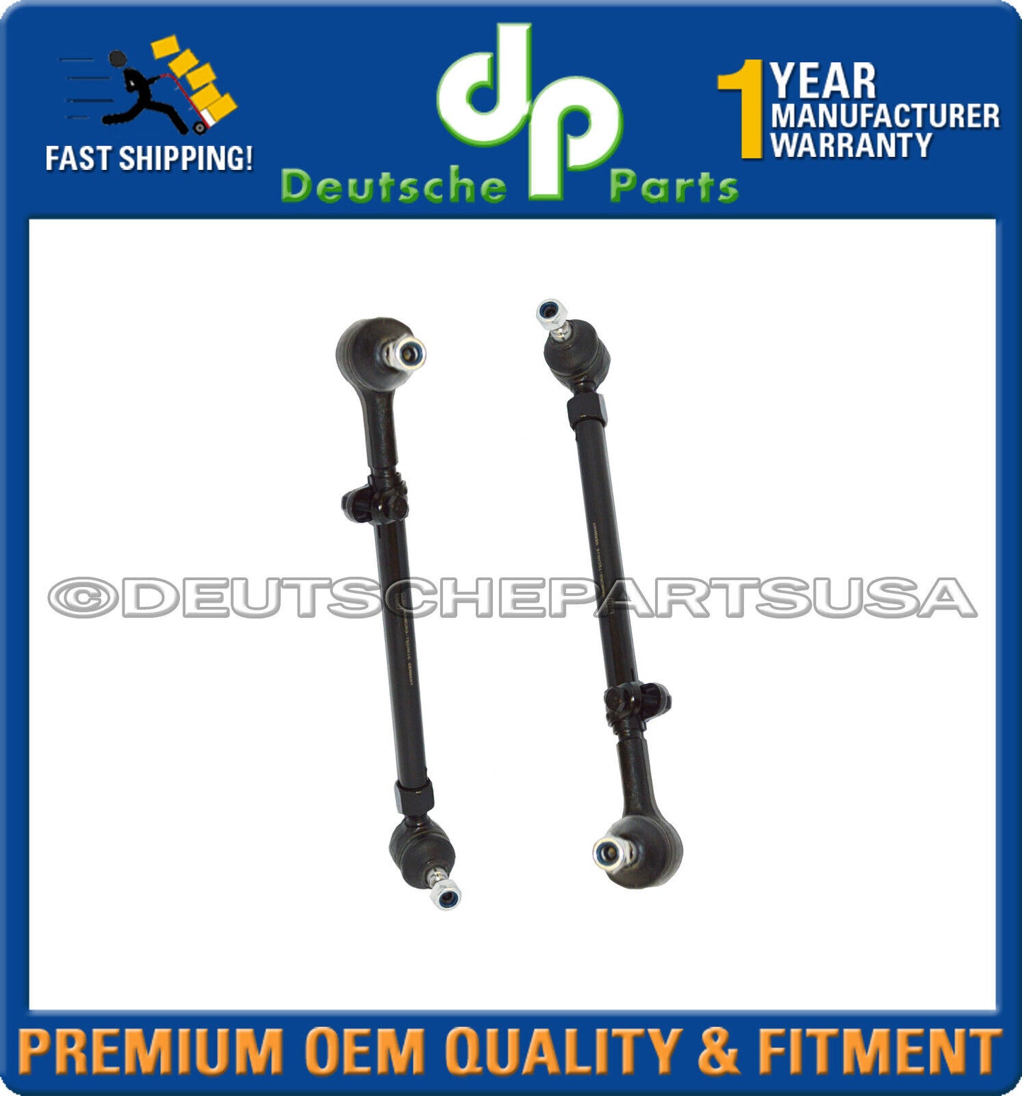 MERCEDES W124 Center Drag LInk TIE ROD RODS BALL Joint E320 E200 300E 300D SET 5