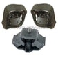 MERCEDES W126 ENGINE MOTOR TRANS MOUNT FRT GUIDE ROD TRACK STRUT MOUNTS SET OF 5