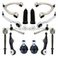 Mercedes W220 S500 S430 ABC Upper Lower Control Arms Ball Joint Tie Rod Boot KIT