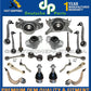 Porsche Macan UPPER LOWER Control Arm Ball Joint Tie Rod Motor Suspension Kit 25