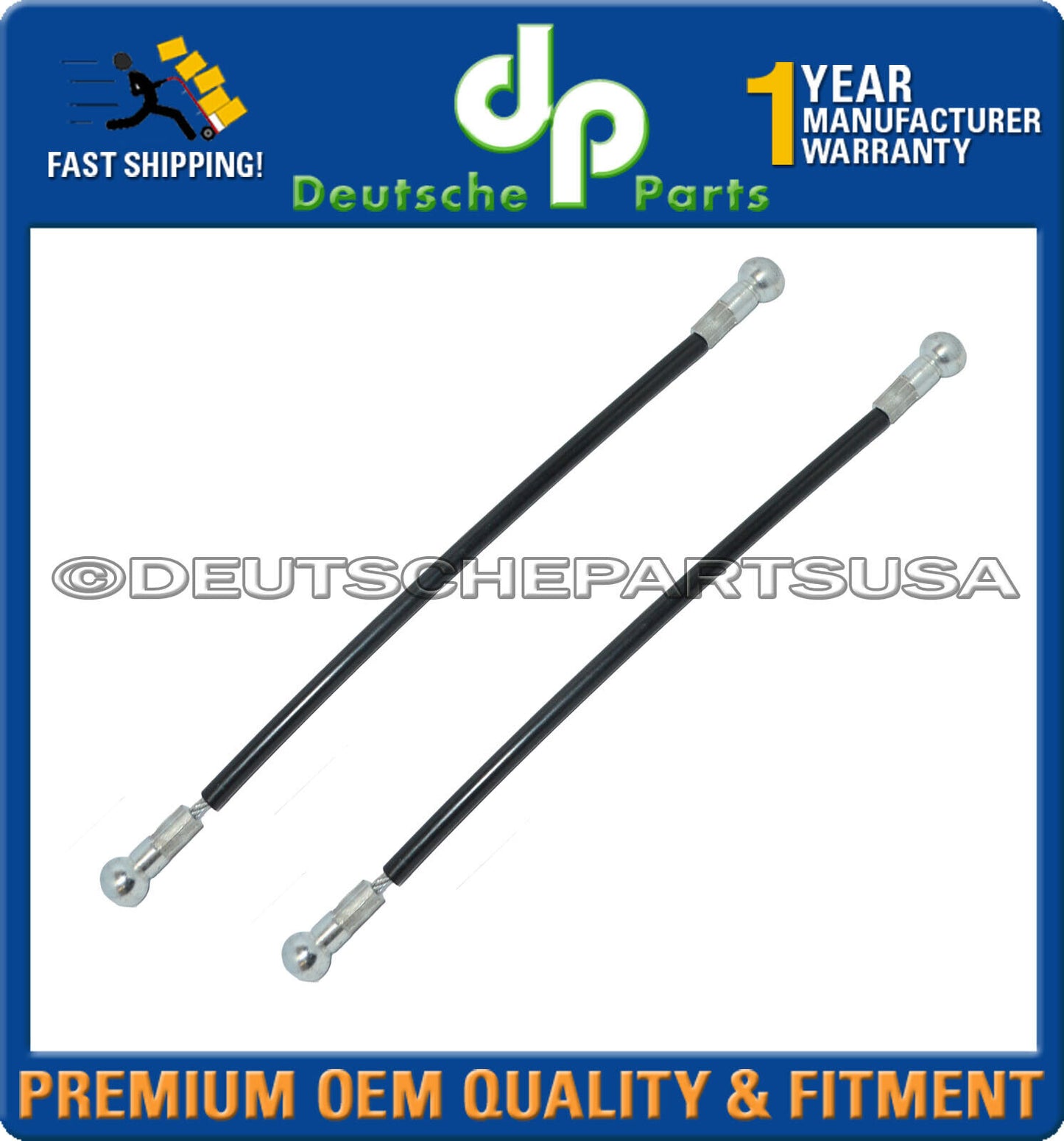 Porsche 986 Boxster Convertible Top Push Rod Tension Cable L+R Set of 6