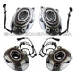 LAND ROVER DISCOVERY FRONT + REAR LEFT +RIGHT WHEEL HUBS BEARINGS + SENSOR SET 4