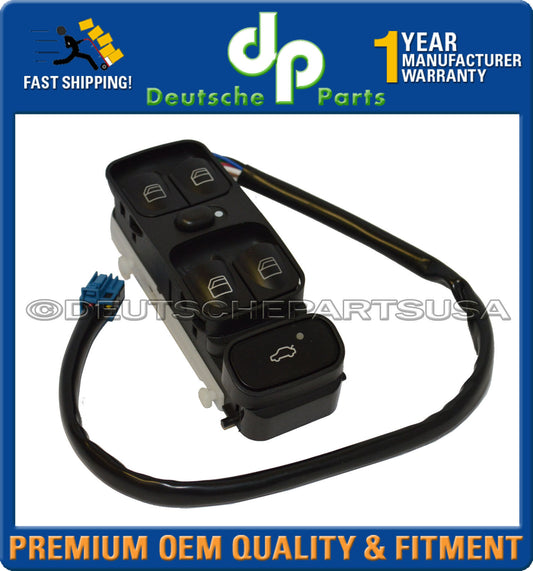 Mercedes W203 C-CLASS C320 Power Window Switch Console Front Left 2038200110