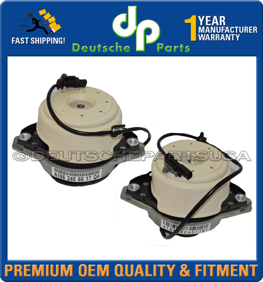 Mercedes W166 W292 Engine Mount LEFT + RIGHT 166 240 6817 166 240 65 17 Set of 2