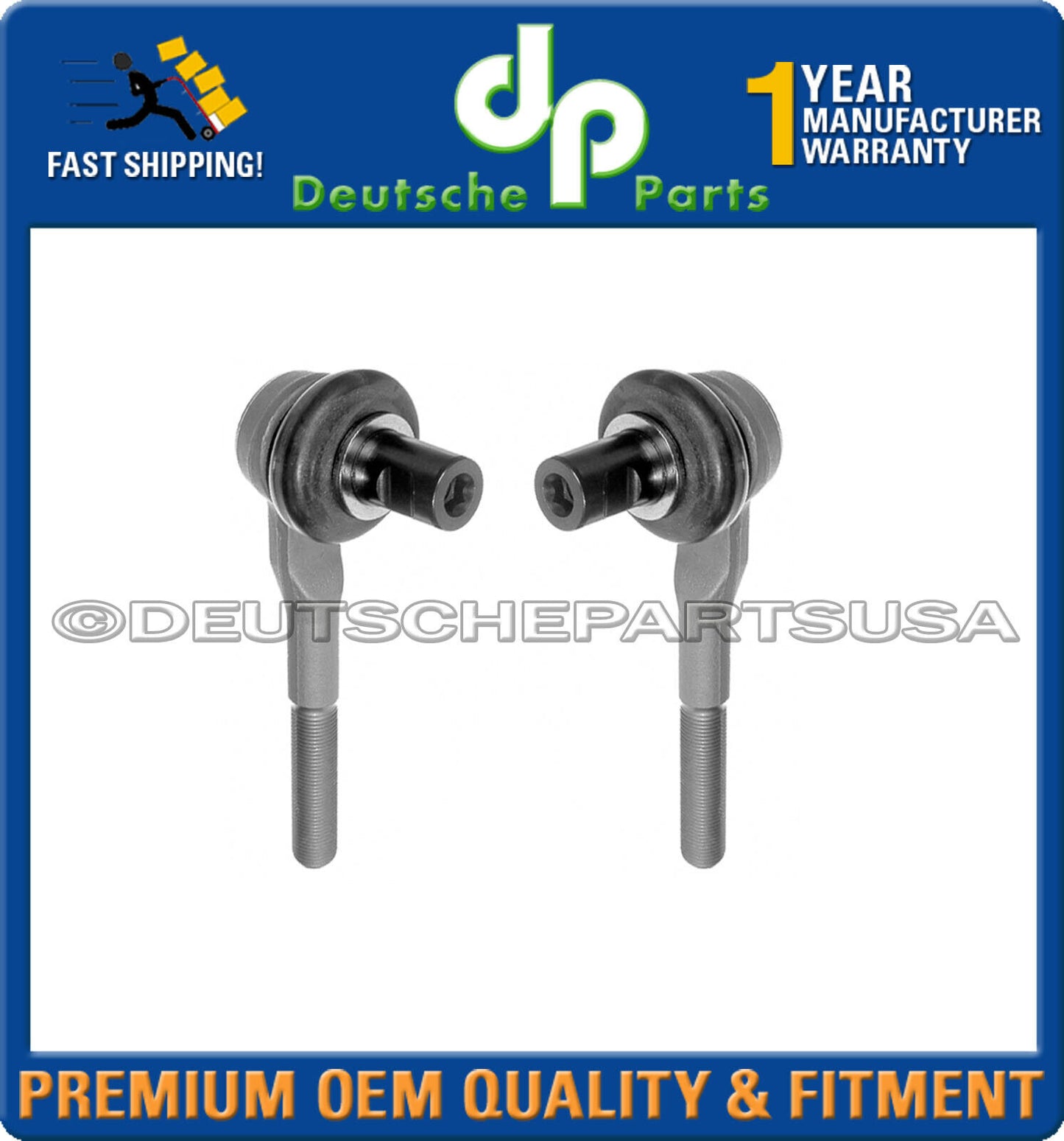 AUDI A8 QUATTRO S8 OUTER  LH + RH TIE RODS 4E0419811E 4E0 419 811E SET OF 2