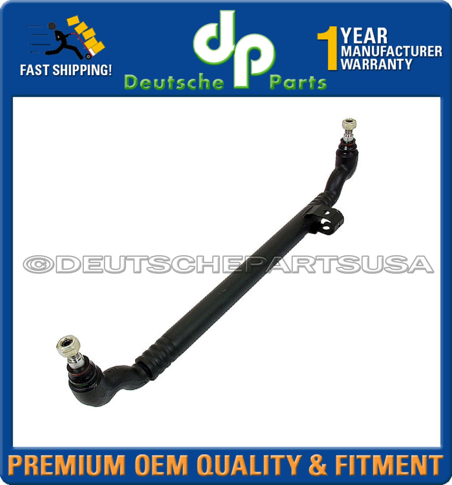 MERCEDES R129 300SL 500SL SL320 CENTER DRAG LINK TIE ROD ASSEMBLY 1294600405