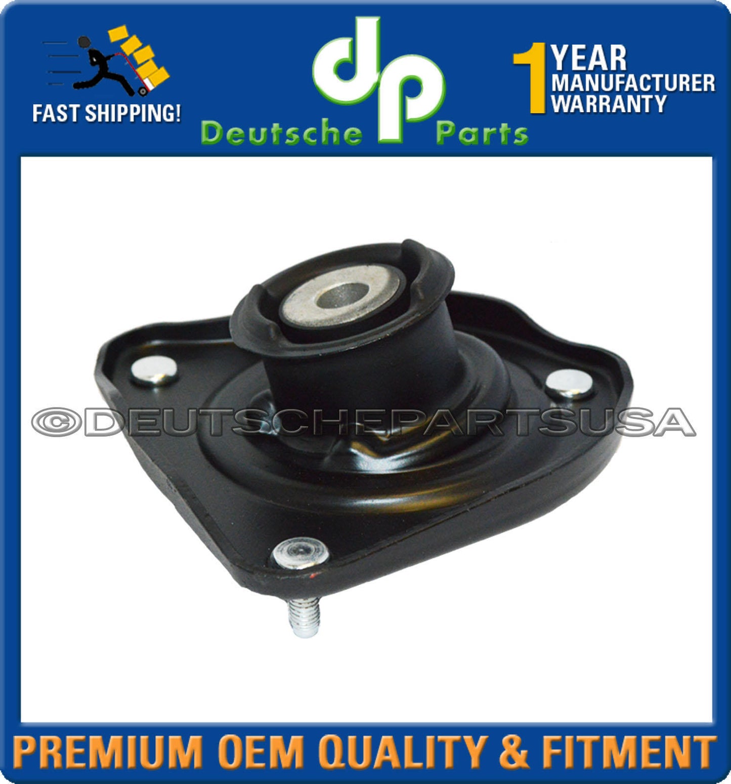 PORSCHE 911 997 C4 4S FRONT LEFT Suspension Strut Shock Mount 997 343 015 02