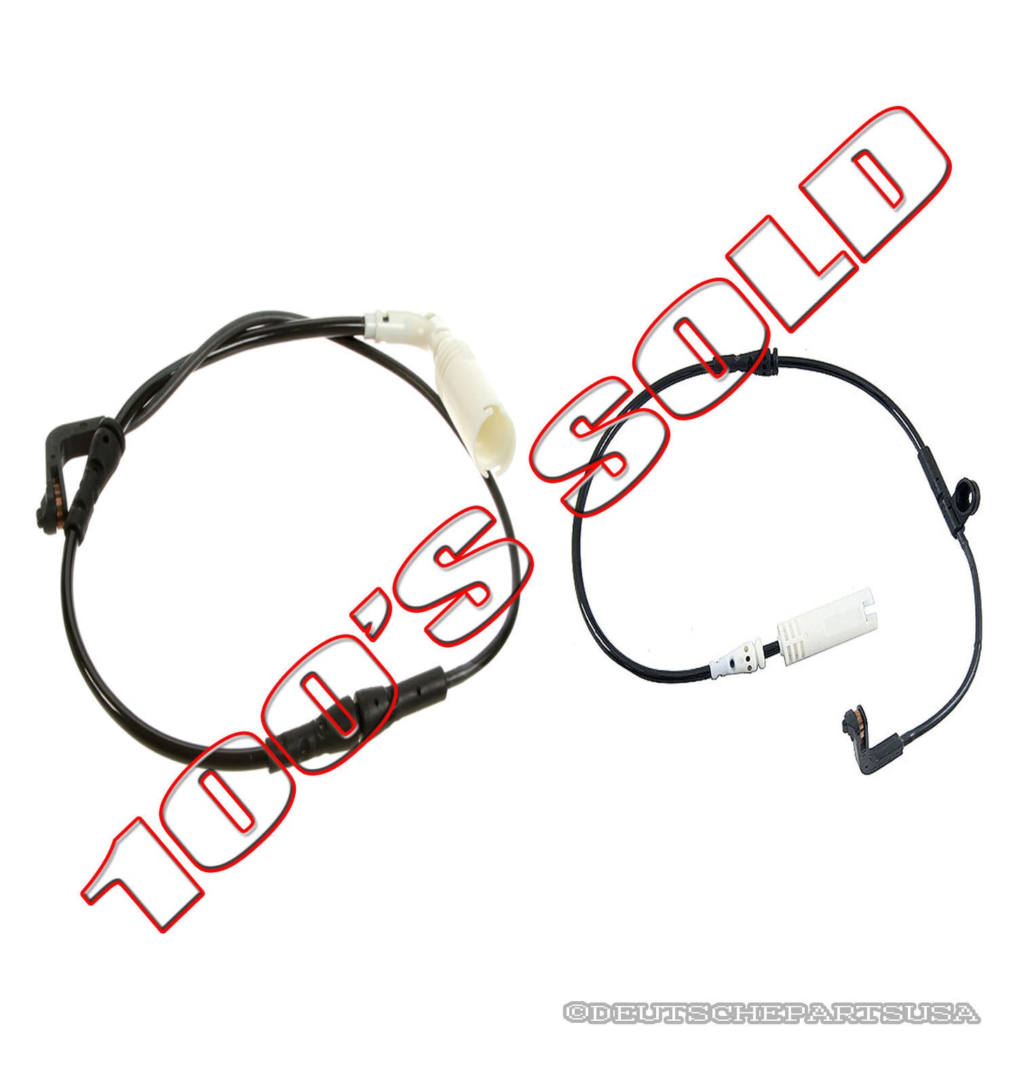 FRONT + REAR BRAKE PAD WEAR SENSORS for BMW E60 34356789492 + 34356789493 SET 2