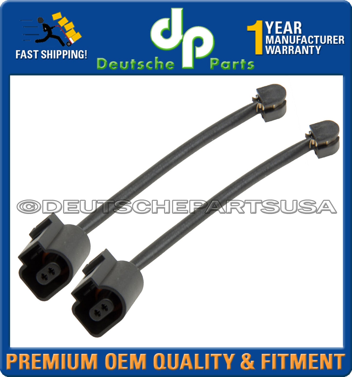 PORSCHE Cayenne Panamera 2010-2016 FR RR L & R Brake Disc Pad Wear Sensor Set 4