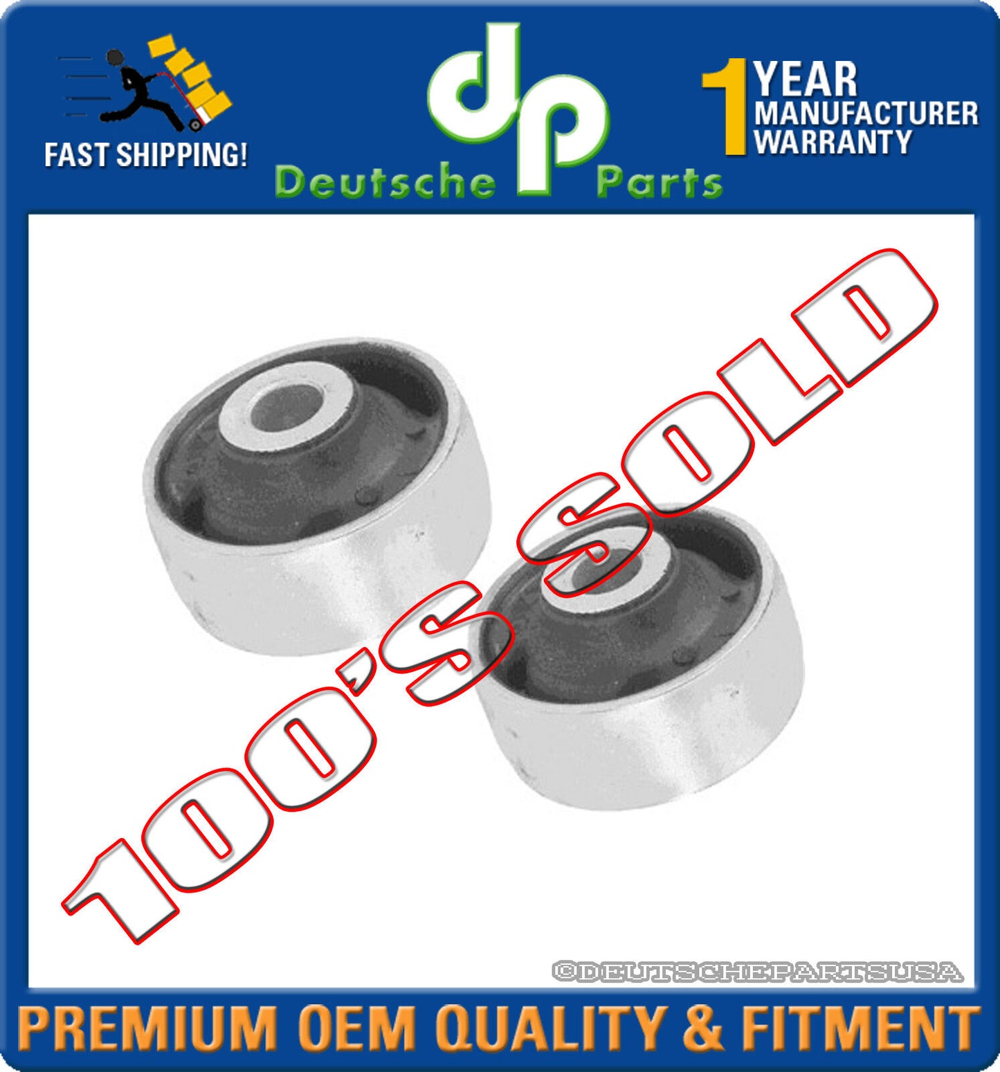 Volkswagen Jetta BEETLE GOLF AUDI TT FRONT LOWER REAR Control Arm Bushings PAIR