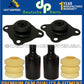 PORSCHE 928 FRONT UPPER SHOCK MOUNTS BUMP STOPS BOOTS L+R 92834305101 Set 6