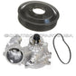 WATER PUMP METAL IMPELLER +GASKET+ ALUMINUM PULLEY for BMW E65 E66 735i 735Li