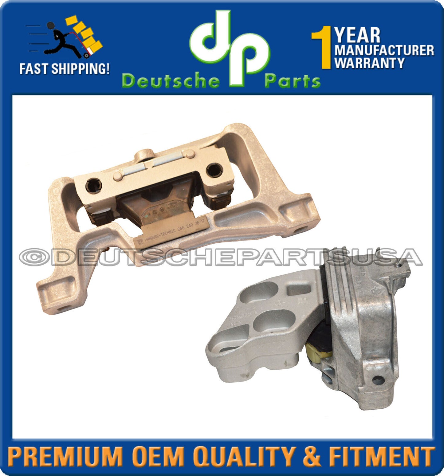 For MERCEDES B Electric Drive B25e Right ENGINE TRANSMISSION Motor Mounts Set 2