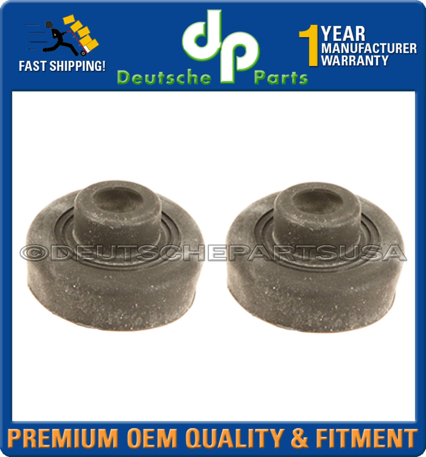 For BMW E90 E91 E92 E93 E84 Sealing Grommet Rear Axle Upper Shock Mount Set 2