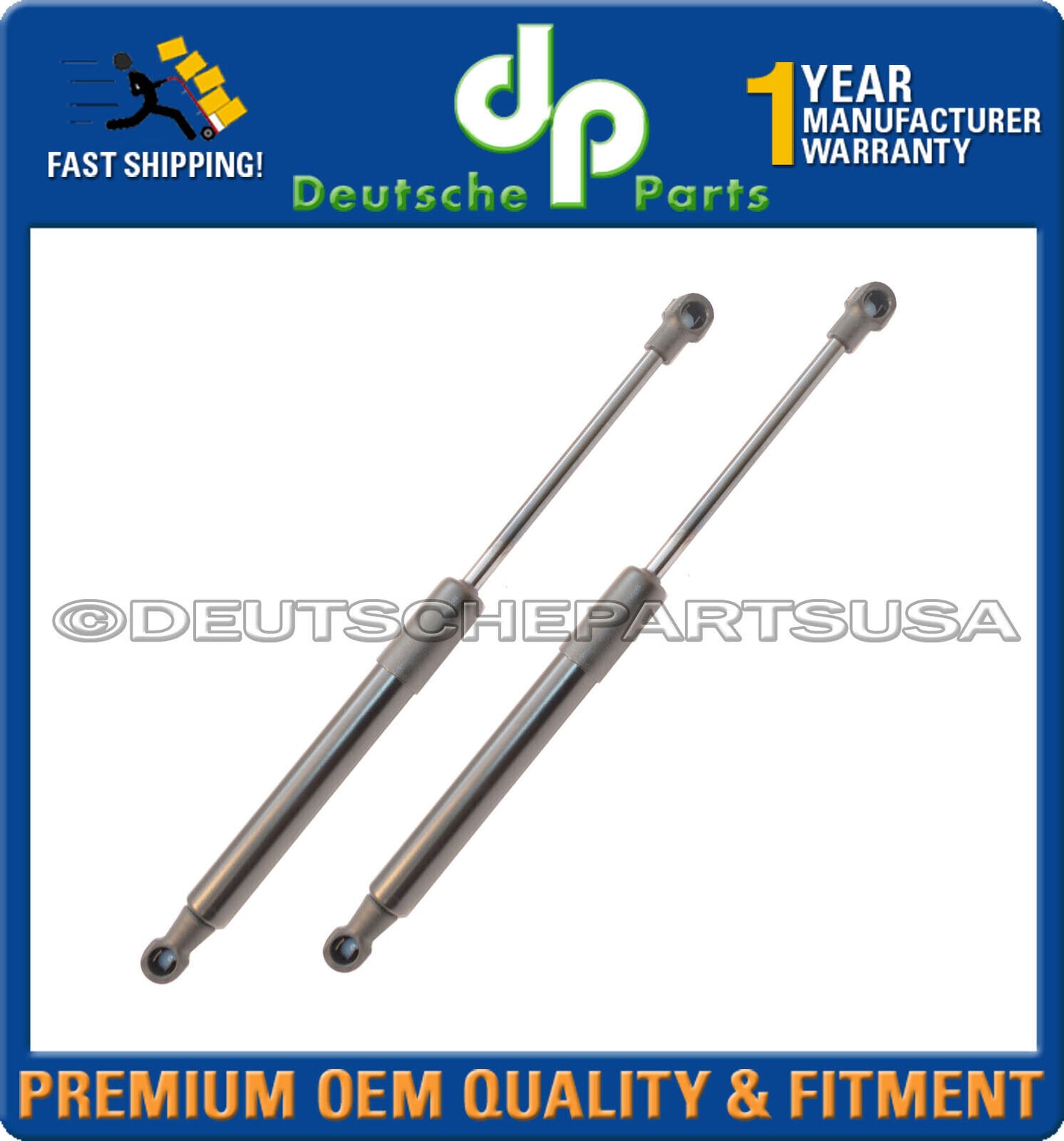 For BMW E60 E61 525i 528i 530 Front Hood Gas Lift Support Shock Struts Set of 2