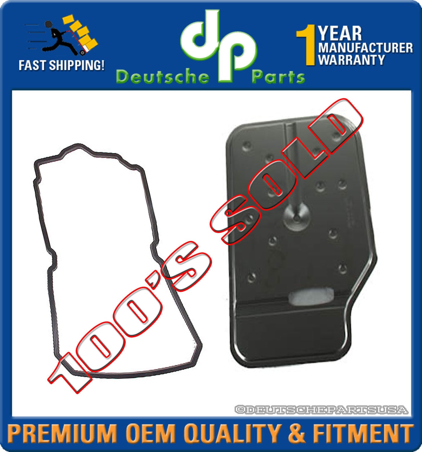 For MERCEDES 2212770195 + 2202710380 Automatic Transmission AT Filter Kit