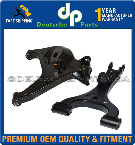 Range Rover Rear LH Upper & Lower Control Arm With Inner Bushings LR023714 Set 2