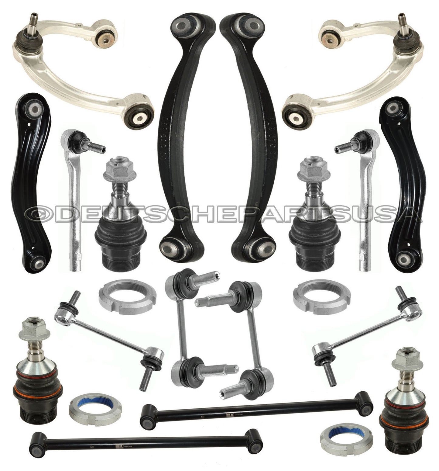 Mercedes W251 FRONT + REAR Control Arm Arms Ball Joint Tie Rod SUSPENSION KIT 18