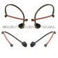 PORSCHE CAYENNE FRONT REAR BRAKE PAD WEAR SENSOR SENSORS INDICATOR SET 4