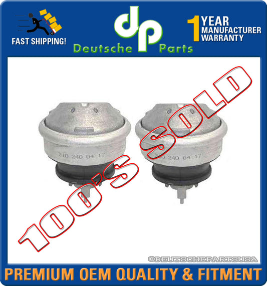 Mercedes W210 E320 E420 Engine Motor Mount Mounts 96 97 2 x 2102402017 PAIR L R