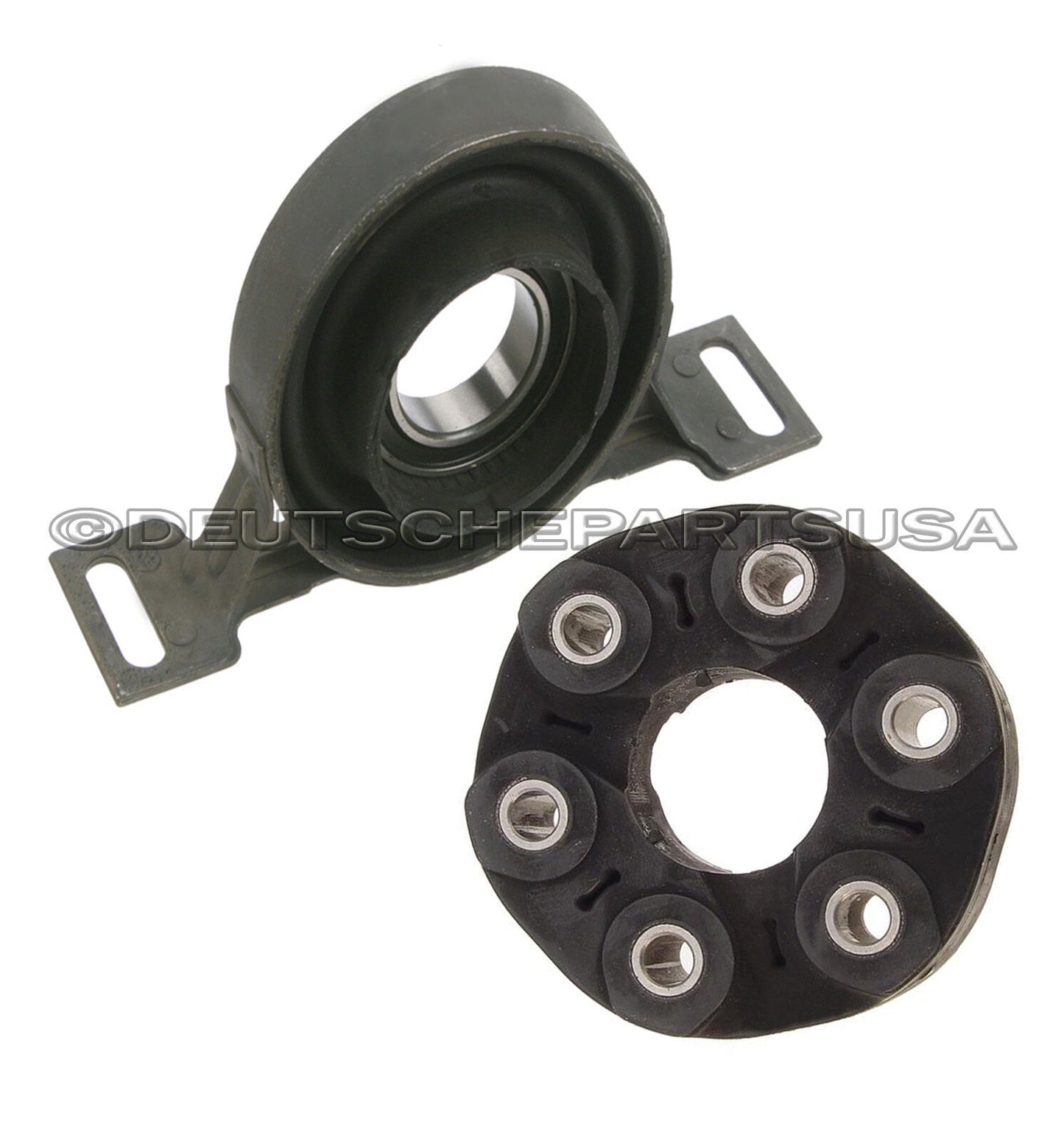 Drive Shaft Flex Disc Joint Guibo + Center Support Bearing for BMW E39 535i 98