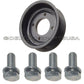 ALUMINUM WATER PUMP PULLEY 11511736910 for BMW E34 E32 +INSTALLATION BOLTS SET 5