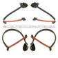 AUDI Q7 VW TOUAREG FRONT REAR BRAKE PAD WEAR SENSORS INDICATORS LEFT RIGHT SET 4