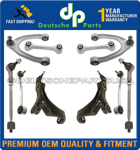 PORSCHE CAYENNE FR Control Arm Ball Joint Joints Tie Rod Rods Suspension Kit 10