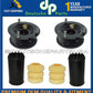 Porsche 911 964 Rear Upper Shock Strut Flange Mount Bump Stop Bellow Boot Set 6