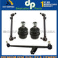MERCEDES W123 300D 240D 300TD 300CD Center Drag Link TIE RODS Ball Joint Set 5