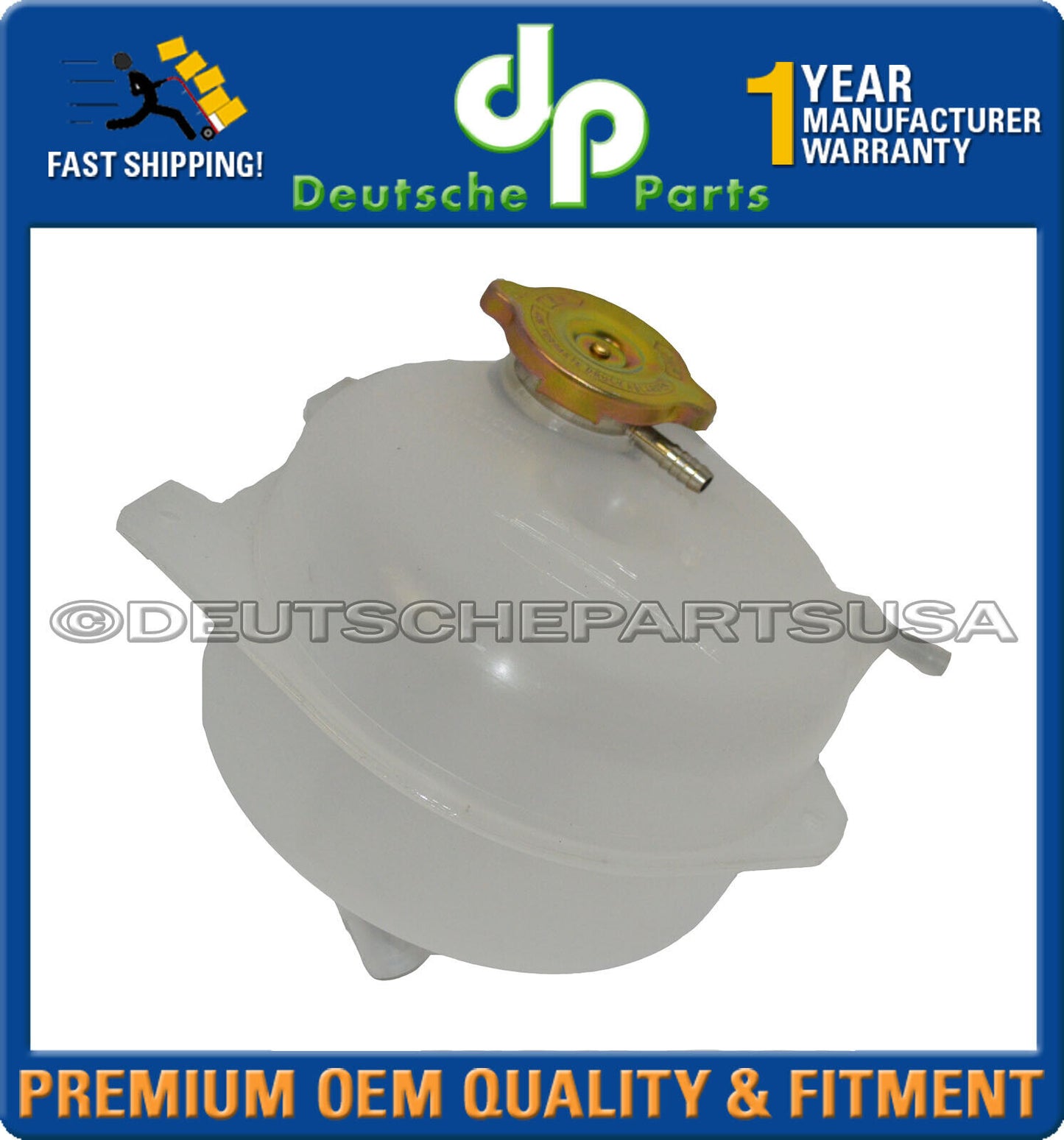 Mercedes R107 380SL 380SLC 450SLC 450SL Coolant Expansion Tank + CAP 1075000149