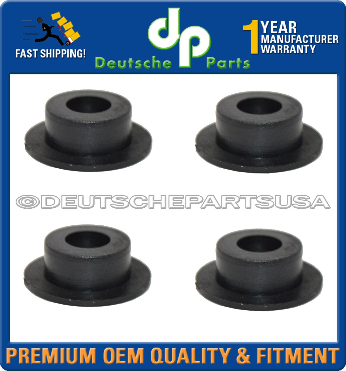 Porsche 911 Timing Chain Housing Bushing 964 105 110 01 Set of 4