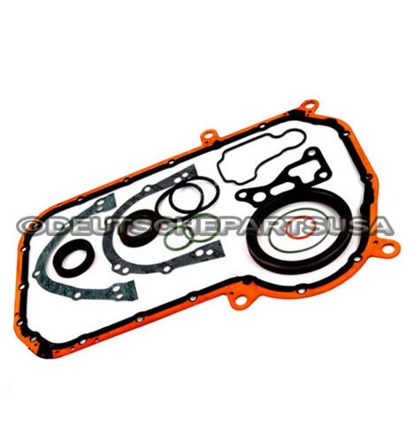 AUDI A4 QUATTRO VW PASSAT ENGINE LOWER CRANKCASE GASKET GASKETS SET 1.8 L4
