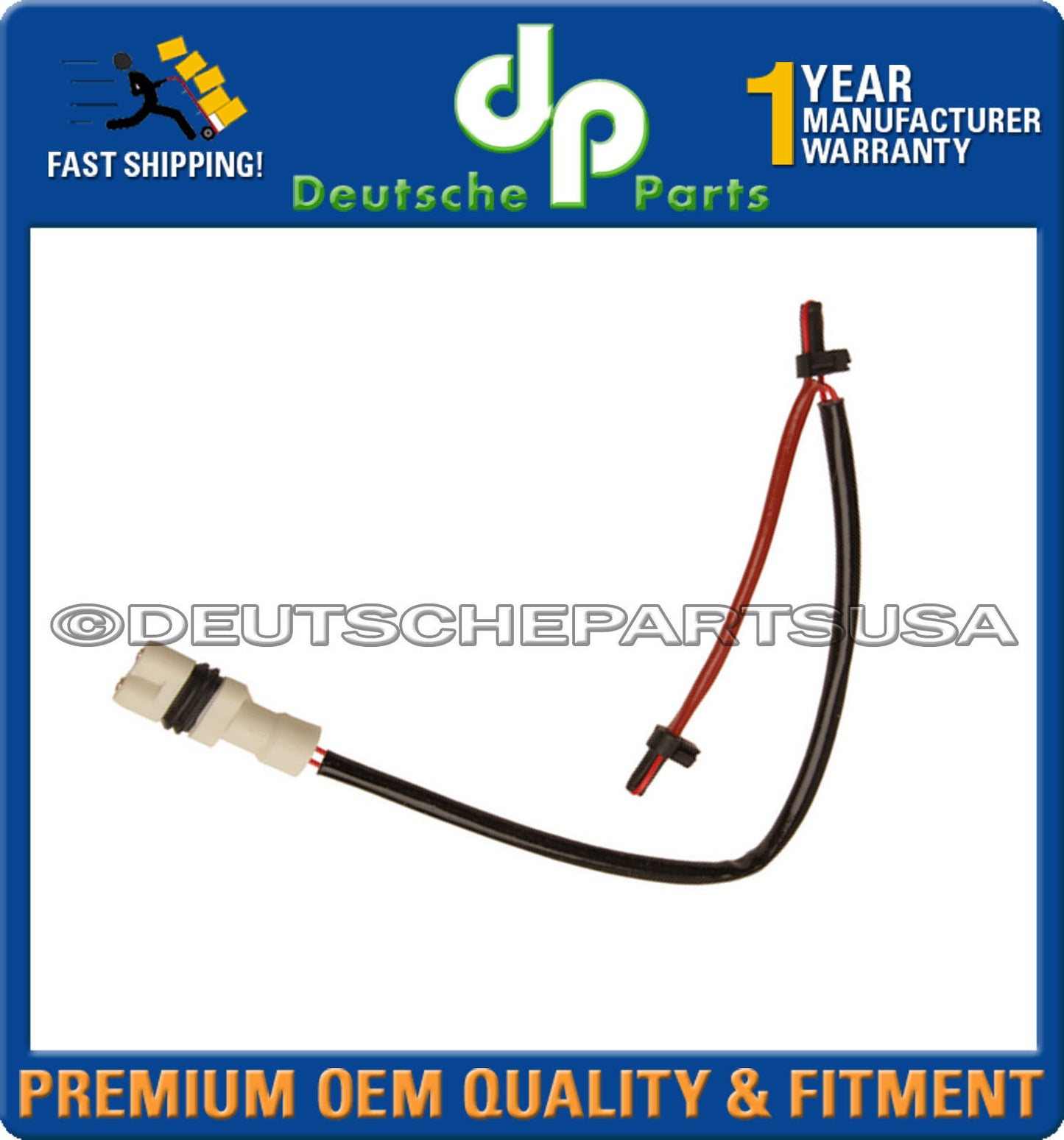 Porsche Boxster Cayman Front Left Disc Brake Pad Wear Sensor 99761275500