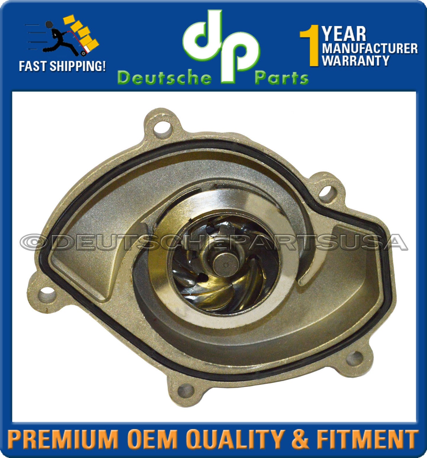Porsche Cayenne Panamera Macan Turbo GTS S 4S Water Pump w/ Gasket - 94810603301