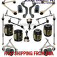 JAGUAR S-TYPE FRONT + REAR CONTROL ARMS BALL JOINT HYDRABUSHES SUSPENSION KIT 22