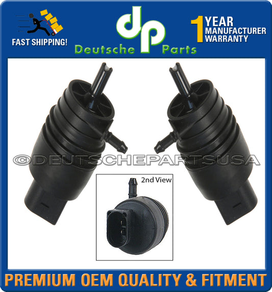 MERCEDES W220 W210 W211 W203 WINDSHIELD WASHER PUMP 221 869 01 21 Set of 2